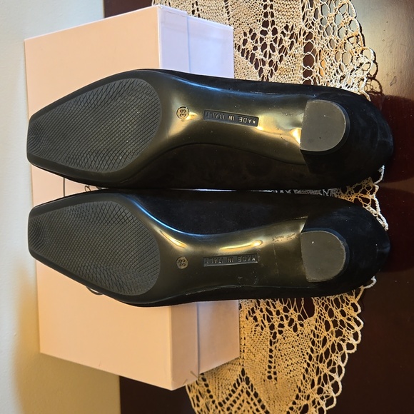 Browns Couture Suede Low Heeled pumps 9 EUC - Picture 8 of 12